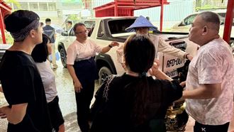 新北汐止三民街工作物滑落　台肥協助安置