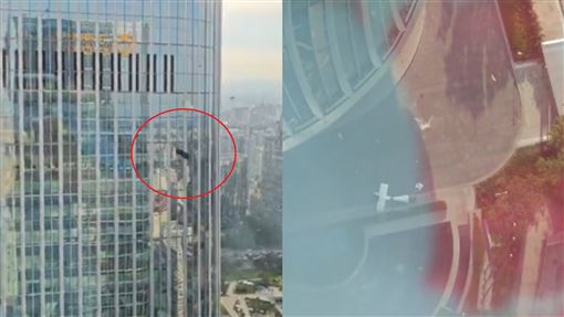 北京第一高樓遭飛機撞擊　殘骸散落滿地