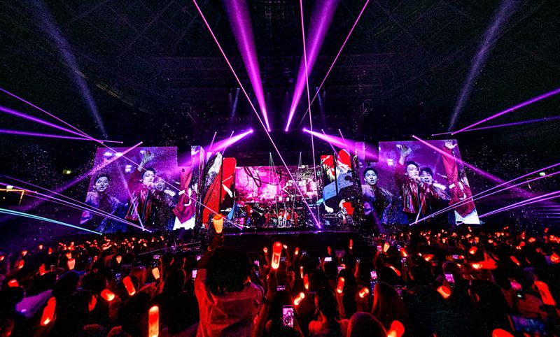 iKON日前率先舉行的《iKON FOUREVER WORLD TOUR》首爾場氣氛熱烈。（圖／網銀國際影視提供）