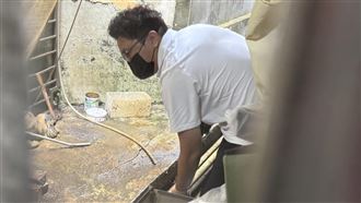 低調勘災網大讚！沈伯洋：就是單純去幫忙