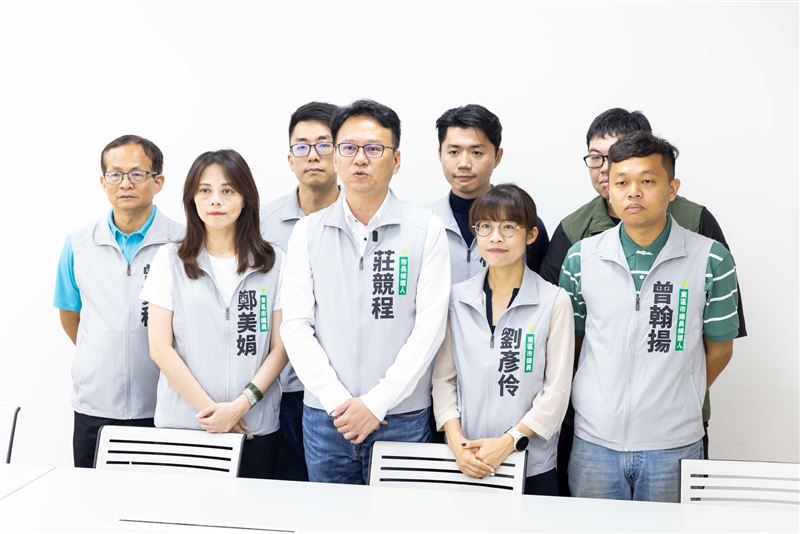 莊競程表示，高虹安第一時間推卸給台電，被抓包說謊還不願認錯，如果他擔任市長，絕對不會甩鍋卸責（圖／莊競程競辦提供）