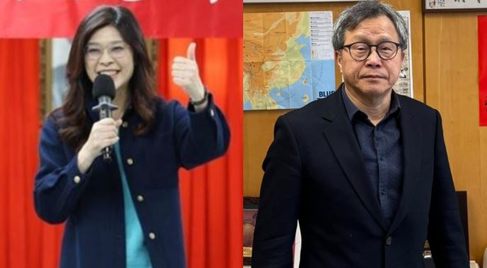 評論鄭麗文竟被陳以信嗆，謝志偉反擊，自己是臥薪嘗膽，是提醒自己、警示世界，台灣腹背受敵（組合圖／翻攝自鄭麗文臉書、謝志偉臉書）
