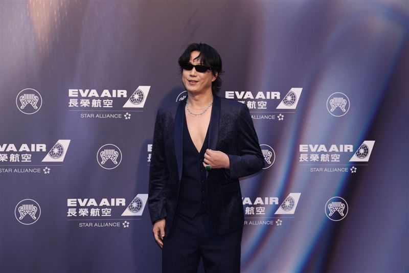 蕭煌奇擔任金曲獎「最佳作詞人獎」及「最佳MV獎」頒獎人。（圖／記者鄭孟晃、田俊彥攝影）