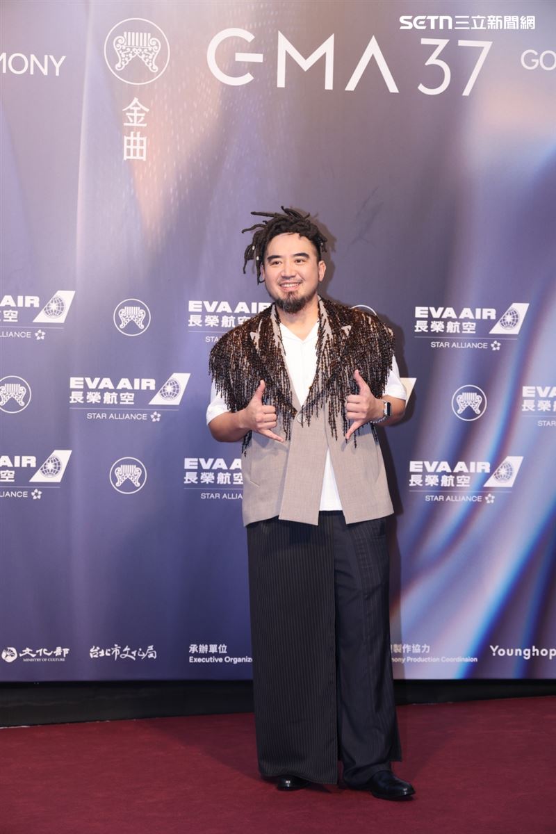 Matzka在妻子雲雅舜捲入高金素梅相關案件、最終獲不起訴後，首度公開現身。（圖／記者鄭孟晃、田俊彥攝影）
