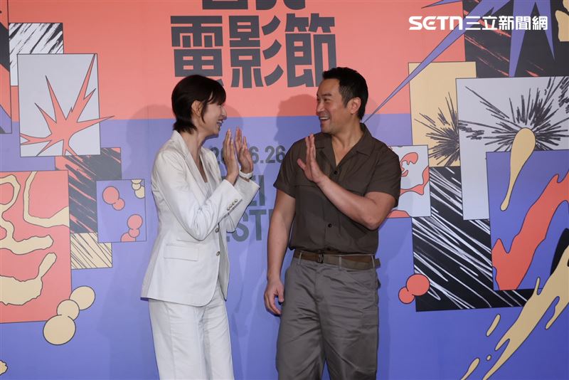 香港演員王丹妮、影帝張孝全是首度合作。（圖／記者鄭孟晃攝影）