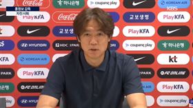 韓國隊總教練洪明甫在韓國隊止步小組賽後，正式宣布辭職。（圖／翻攝自X平台 @KORFootballNews）