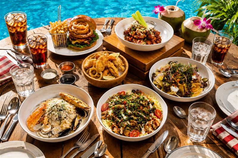 桃園大溪笠復威斯汀度假酒店自7月1日至8月31日，攜手TGI FRIDAYS推出「Westin x TGI FRIDAYS盛夏美式饗宴」（圖／桃園大溪笠復威斯汀度假酒店提供）
