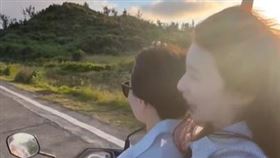 黃琳媛影片被網友指出，與友人兩人騎車沒戴安全帽。（圖／翻攝自IG）
