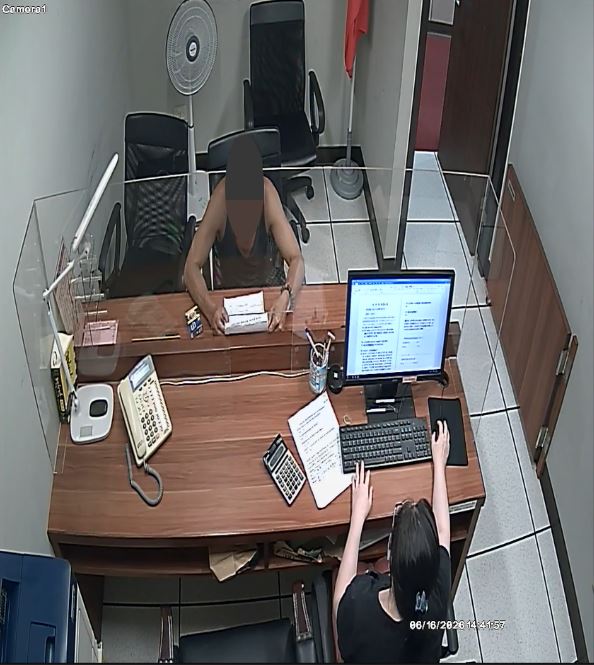 林男至新北分署說明。（圖／翻攝畫面）