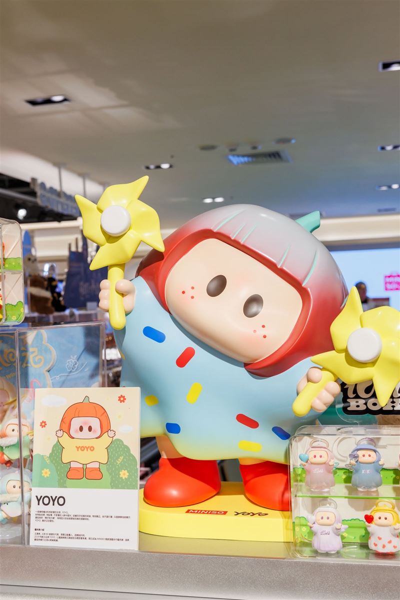 「YOYO」系列新品。(圖/翻攝自Miniso Taiwan臉書)
