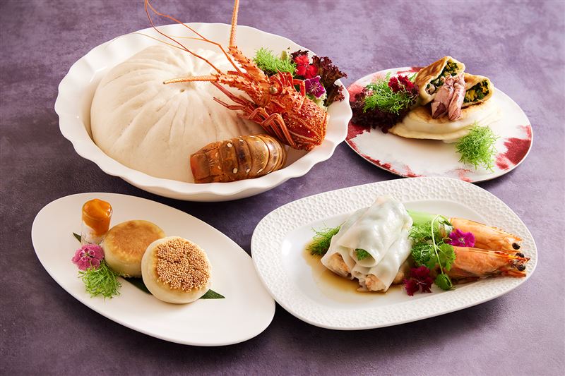 JR東日本大飯店台北凱華樓中華料理由楊德興主廚於7月1日至9月30日期間推出「龍宮海鮮港點盛宴」。（圖／飯店旅宿業者提供）