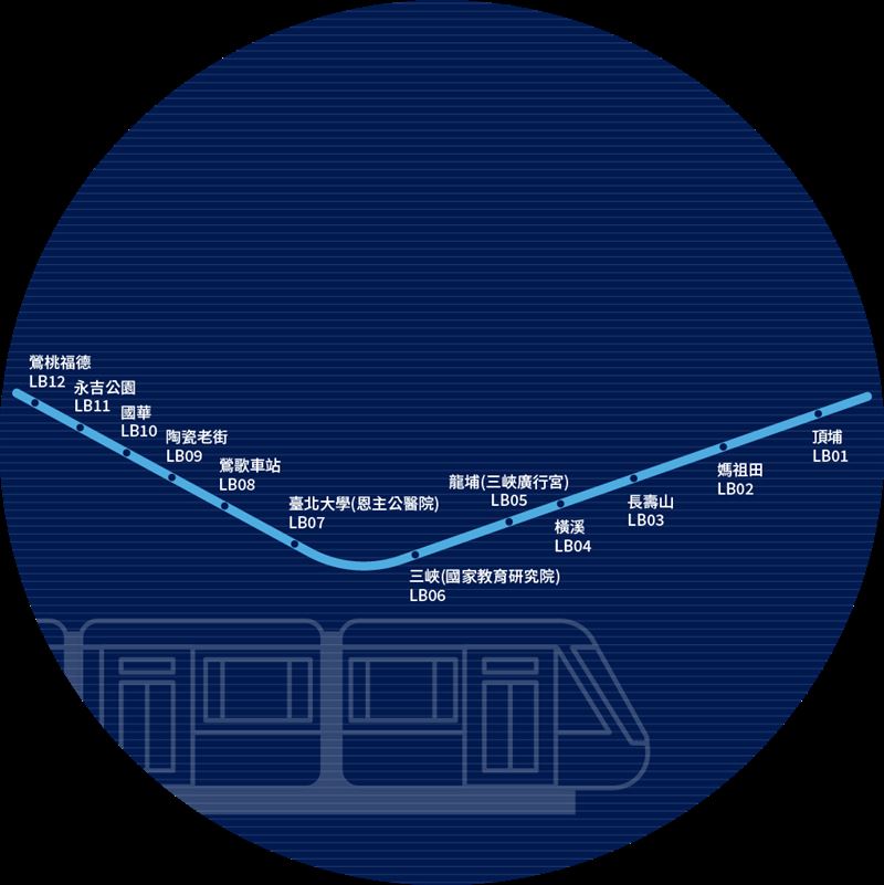 捷運三鶯線路線圖。（圖／翻攝自新北市政府捷運工程局官網）
