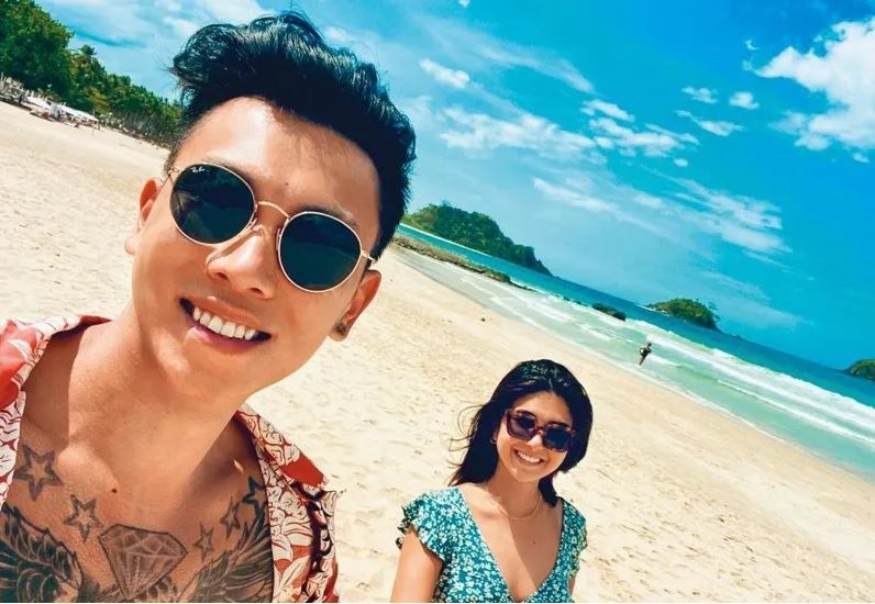 瘦子今日在峇里島舉辦浪漫海島婚禮，給老婆Jennifer一個美好回憶。（圖／翻攝自duoduoyoung IG）