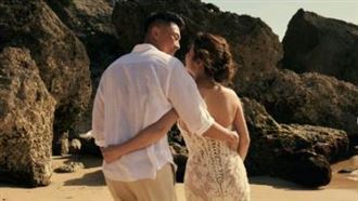 瘦子補辦婚禮！　深情凝望愛妻婚紗照曝光
