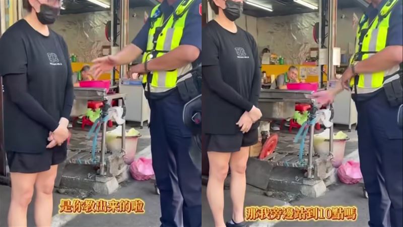 桃園內壢一名章魚燒攤老闆娘，近日遭抖音網紅「中壢 鍾小鍾」率眾堵店討債，要求代償兒子欠下的200萬賭債。對方提不出借據卻開直播滋事，甚至妨礙生意，警方到場竟冷言酸語「兒子是你教的」，消極執法態度引發全網公憤。（圖／翻攝自詹江村臉書）