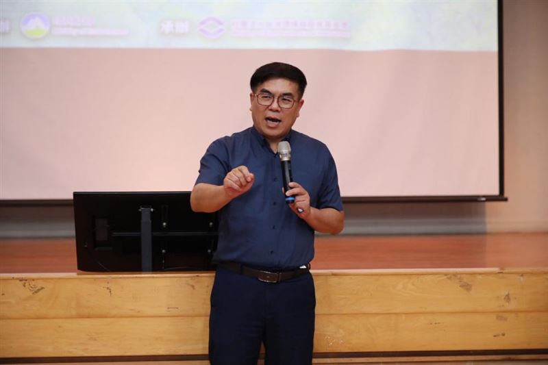 環境部長彭啟明參與｢國土綠蔭氣候調適計畫暨推動木質資源循環說明會｣