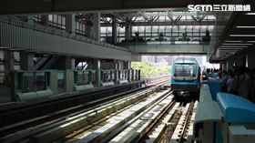 新北捷三鶯線通車  列車外觀 頂埔站 新北捷軌道 列車 電子顯示看板（圖／記者張宣恩攝影）