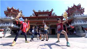 （少年家將團練習團體照／寶島神很大提供）  