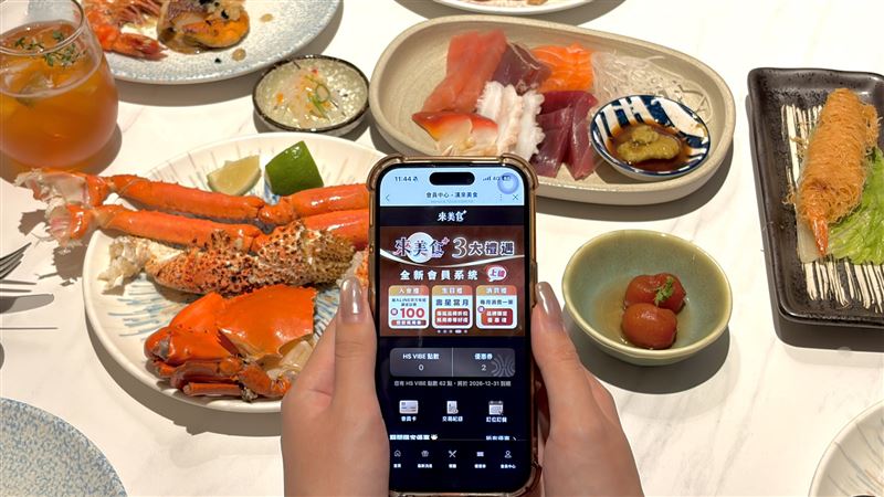 《來美食PLUS》舉辦會員週週抽島語餐券，不限新舊會員、無須消費均可參加。（圖／飯店旅宿業者提供）