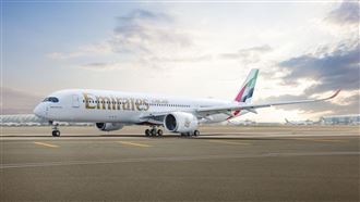 阿聯酋A350正式飛台北　豪華經濟艙首登台