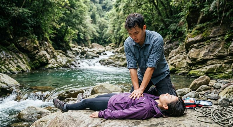 男大生替昏倒女國中生CPR，竟遭控性騷。（示意圖／AI 生成）