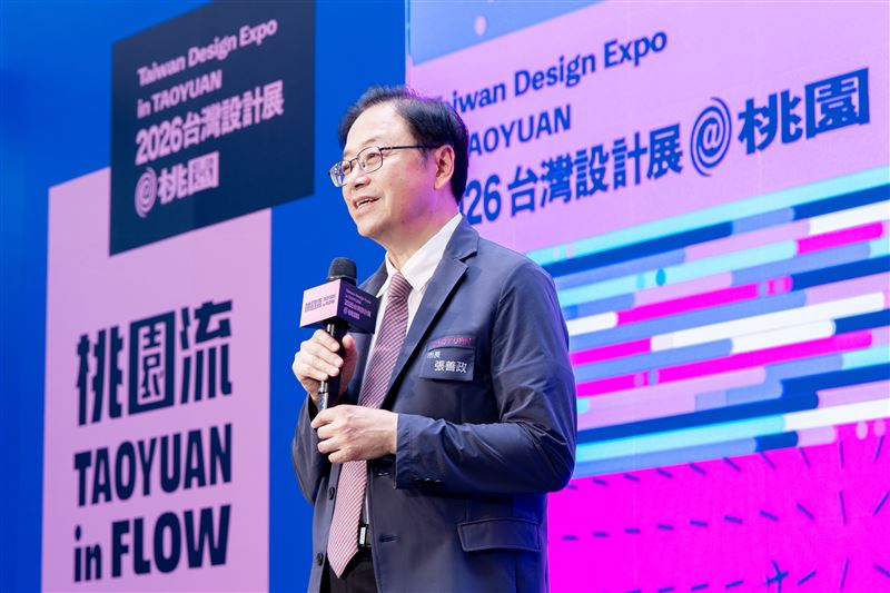 「2026台灣設計展」即將於今（2026）年9月24日至10月11日首度在桃園登場，桃園市長張善政歡迎大家前來感受桃園的創意能量。（圖／桃園市政府提供）
