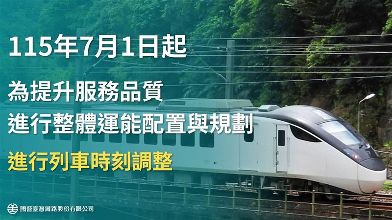 7月交通新制 台鐵大改點、北捷進站更快