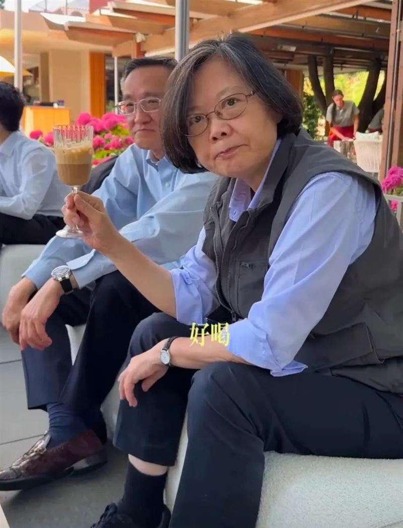 蔡英文近期也在社群平台上分享出訪義大利的花絮畫面。（圖／翻攝threads@tsai_ingwen）
