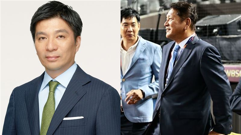 CyberAgent老闆藤田晉（左）已將目光投向來季監督人選，目標鎖定曾為著名馬主的球界大咖「大魔神」佐佐木主浩（右）。（圖／CyberAgent官網、記者劉彥池攝影）