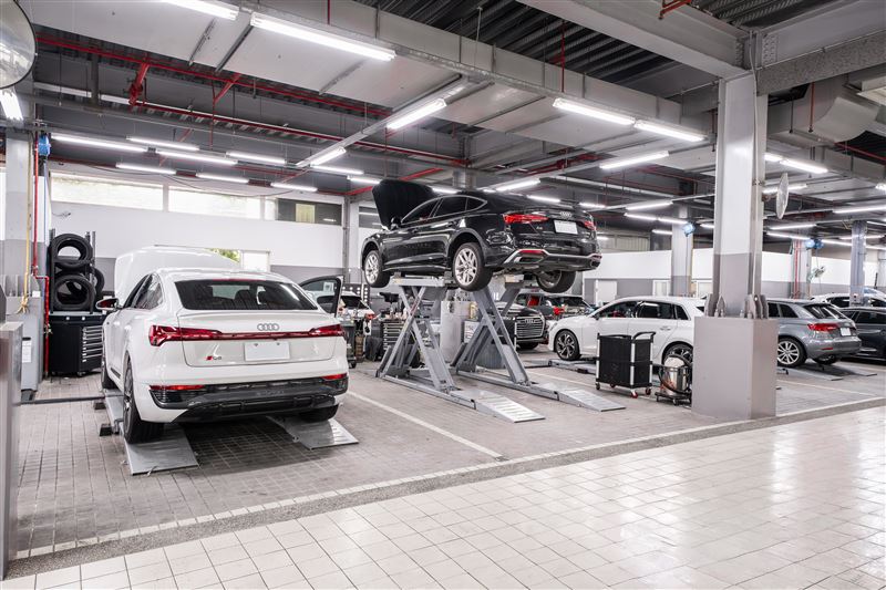 全新Audi新竹展示暨服務中心。（圖／Audi提供）