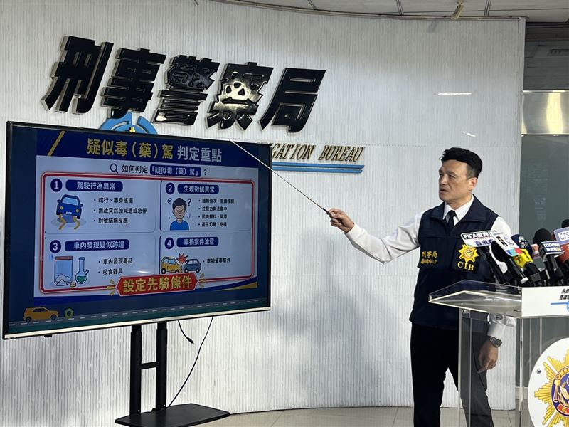 警政署說明攔檢是基於行車不穩等具體危險徵候，並非無差別盤查民眾。（圖／翻攝畫面）