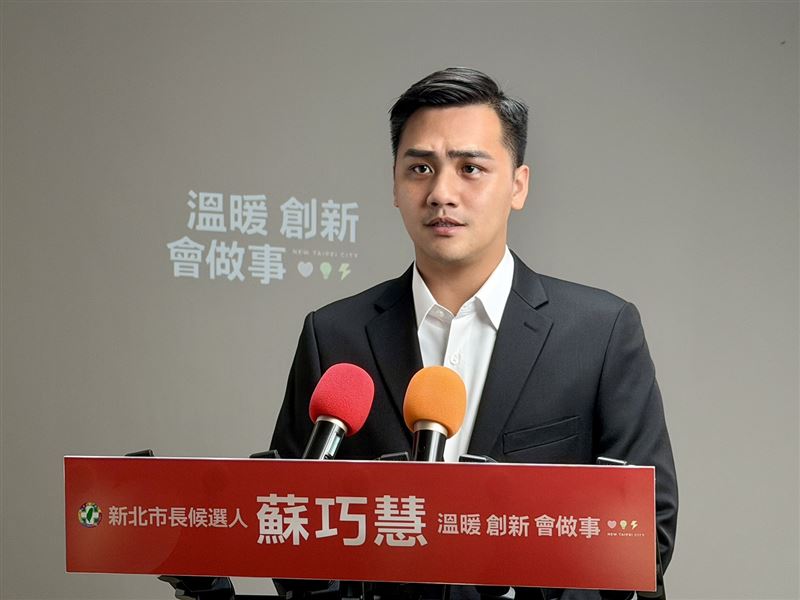 民進黨新北市長參選人蘇巧慧競選辦公室發言人馬亨亨．夷將（圖／蘇巧慧競辦提供）