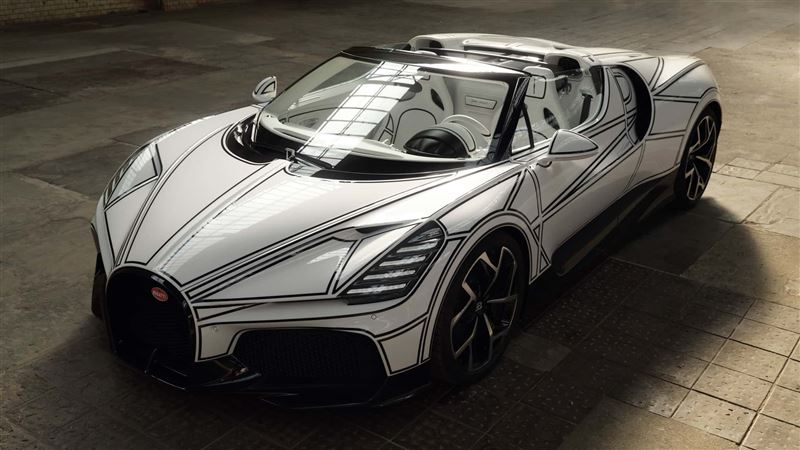 布加迪W16 Mistral Blanc Éternel。(圖/翻攝Bugatti網站)