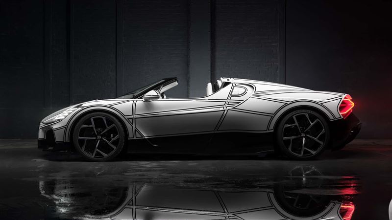 布加迪W16 Mistral Blanc Éternel。(圖/翻攝Bugatti網站)