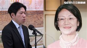 翁曉玲要砍光政院媒宣費，張惇涵揭1數據打臉，還補充說那時行政院發言人是鄭麗文（組合圖／翻攝畫面）