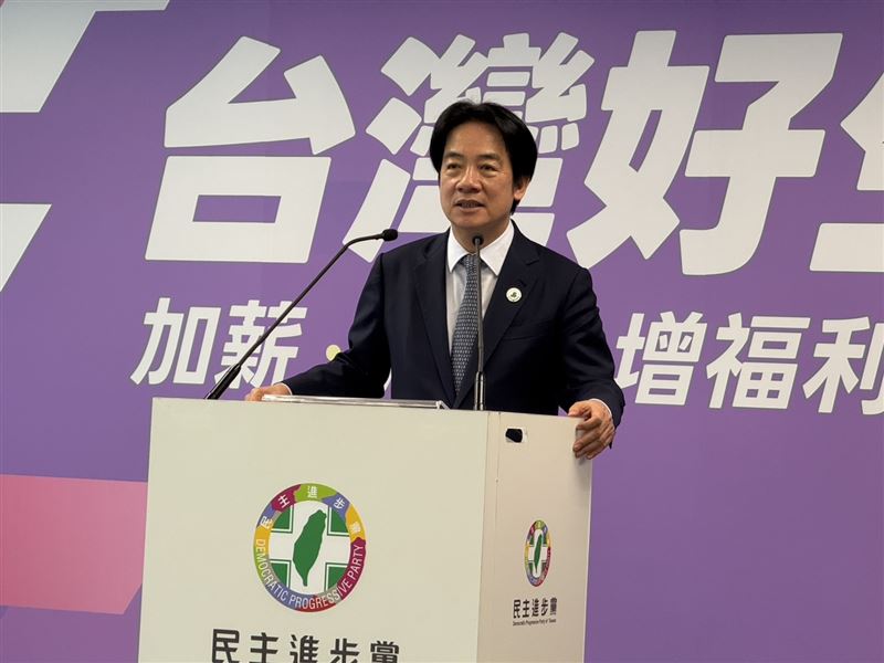 民進黨主席賴清德出席「台灣好⽣活」民進黨2026地⽅選舉政績暨共同政⾒發布記者會（圖／記者劉秀敏攝影）