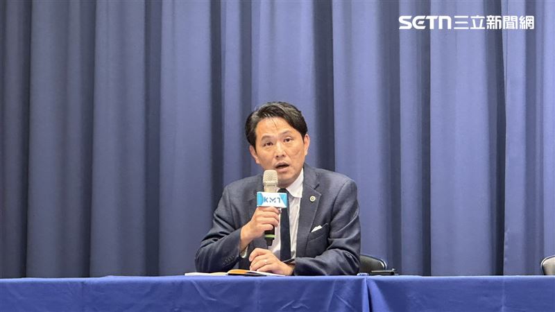 陳以信在中常會後接受媒體聯訪(圖/記者詹宜庭攝影)