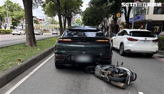 貴！台中女騎士自摔 犁田撞千萬藍寶堅尼