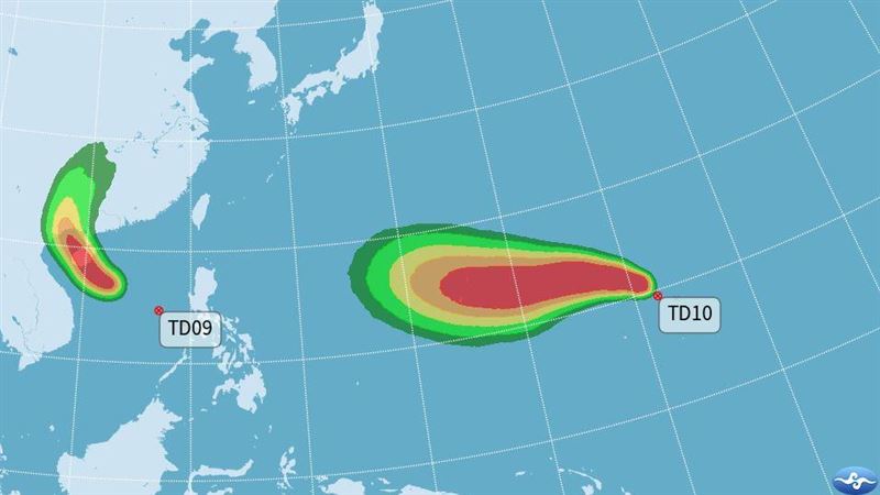 雙颱將在「24小時內生成」!最新路徑曝光