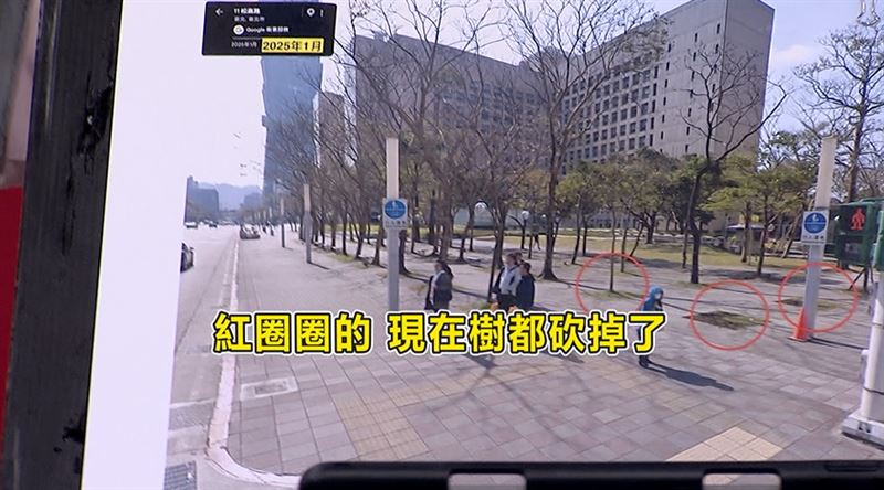 洪婉臻痛批，台北市政府為做降溫城市，把路樹砍掉。（圖／三立節目《台灣ON AIR》）