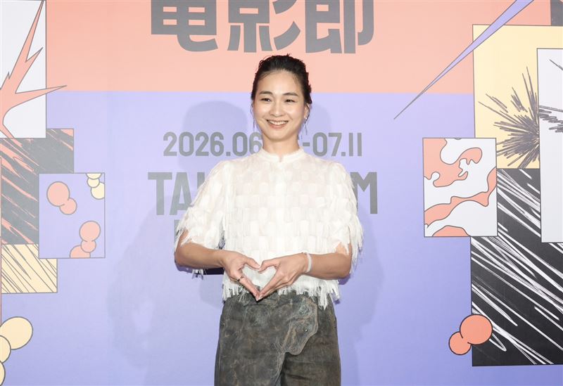 陳雪甄在電影《鯽魚》中飾演道姑。（圖／記者田俊彥攝影）