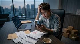 76萬交割單「存款剩1.3萬」！他急問違約怎麼辦？　4大慘痛後果曝（示意圖／AI製圖）