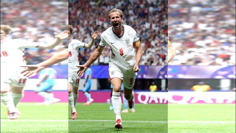 英格蘭隊長肯恩(Harry Kane)。(圖/翻攝自X平台 @FIFAWorldCup)