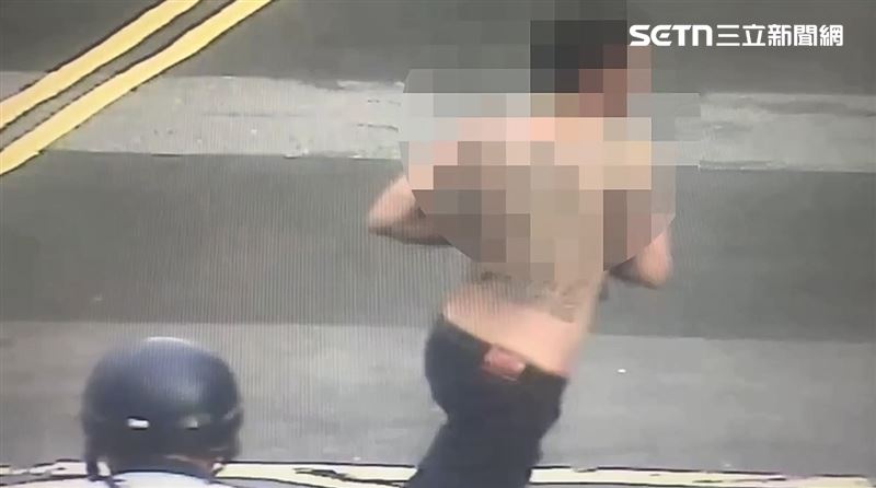 休旅車駕駛林男逆向撞死騎士後,第一時間棄車逃逸。(圖/翻攝畫面)