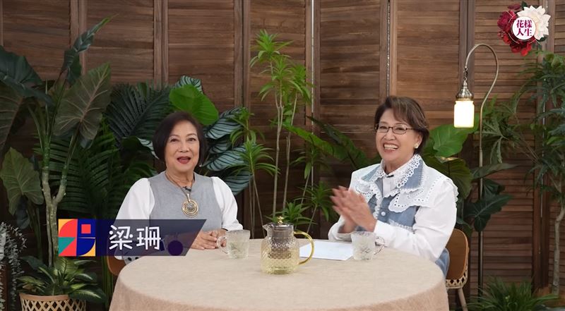 梁珊(左)去年才接受訪問,卻突傳離世噩耗。(圖/翻攝自YouTube)