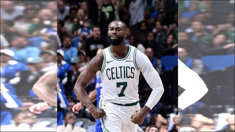 面對突如其來的轉隊,布朗(Jaylen Brown)透過社交媒體發表聲明,坦言心中「既興奮又失望」。(圖/翻攝自X平台 @Fullcourtpass)