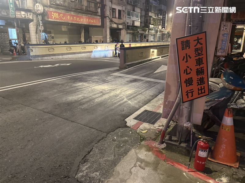 北市傅男騎車行經林森南路地下道時發生火燒車事件。(圖/翻攝畫面)