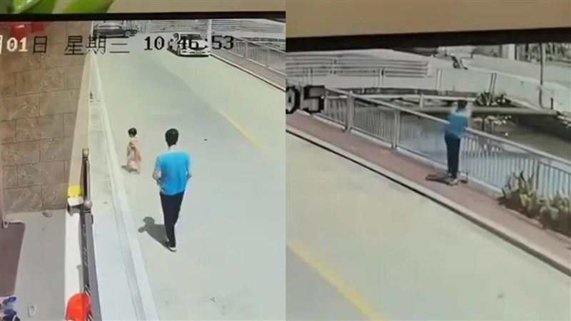 男子尾隨女童強抱扔下河 兇手竟是親哥哥