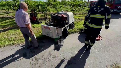 半身卡農藥噴灌車底..釋迦農詭露雙腳曝屍