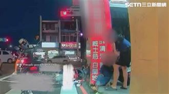 直擊活生生警察抓小偷　停紅燈民眾驚嘆
